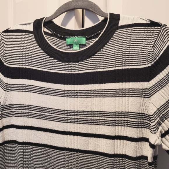 Dip white/black crew neck sweater size L - Picture 3 of 9